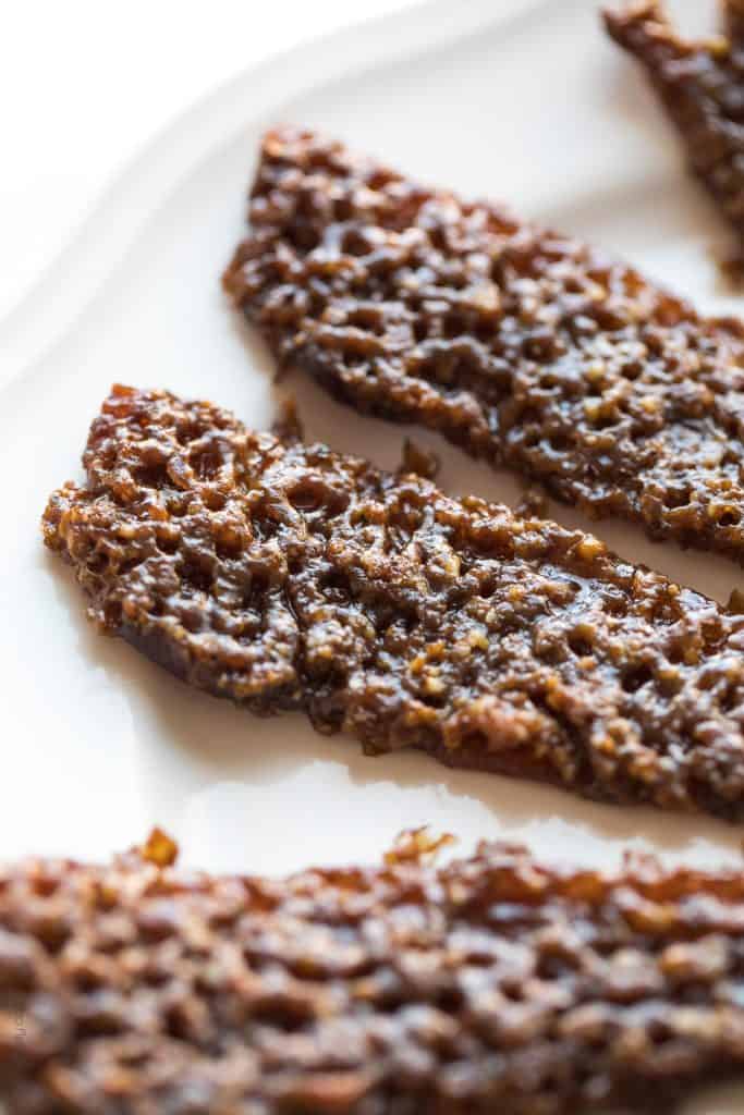 Paleo Pecan Candied Bacon - Tastes Lovely