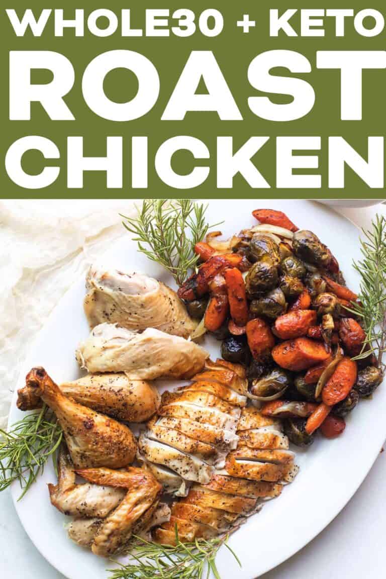 Whole30 + Keto Perfect Roast Chicken - Tastes Lovely