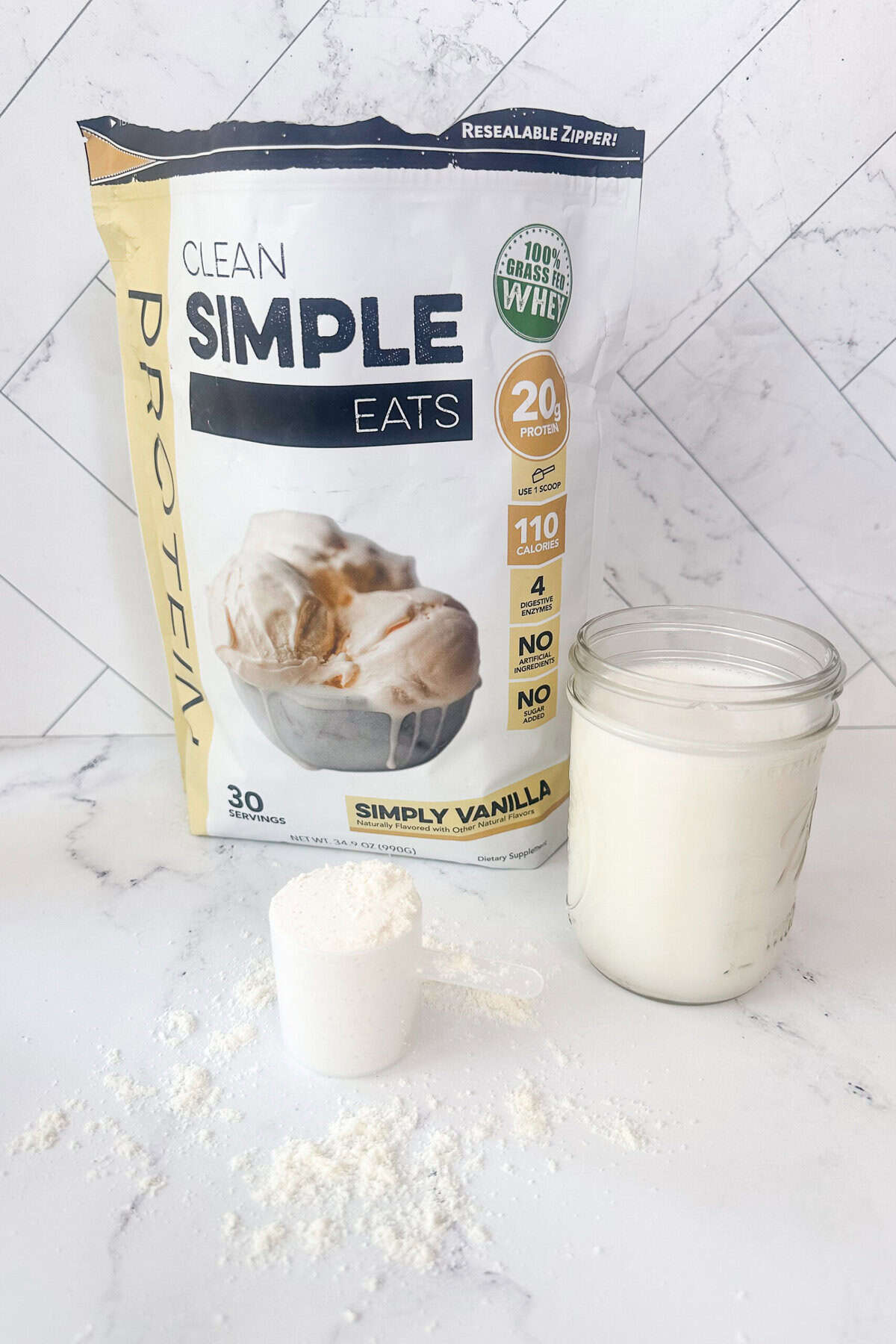 clean simple eats protein powder